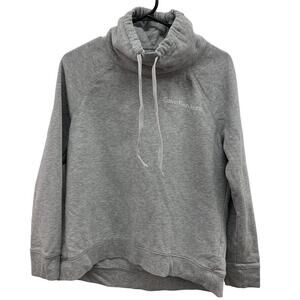 Calvin Klein Womens Gray Pullover Cowl Neck Sweater Sweatshirt Size Small - READ